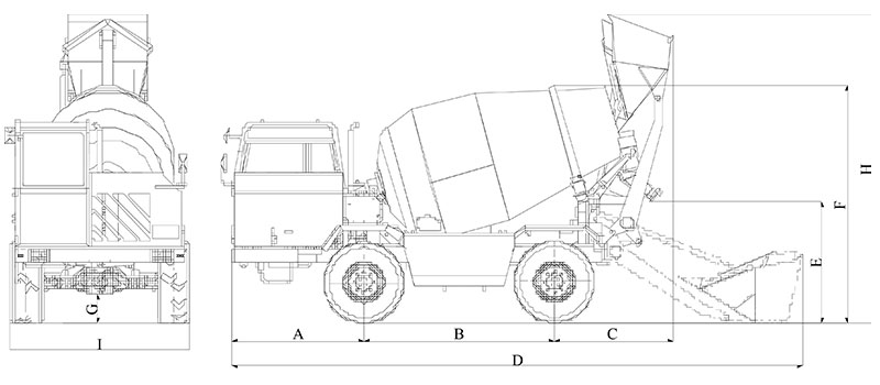 Self Loading Mixer 23FX Diagram