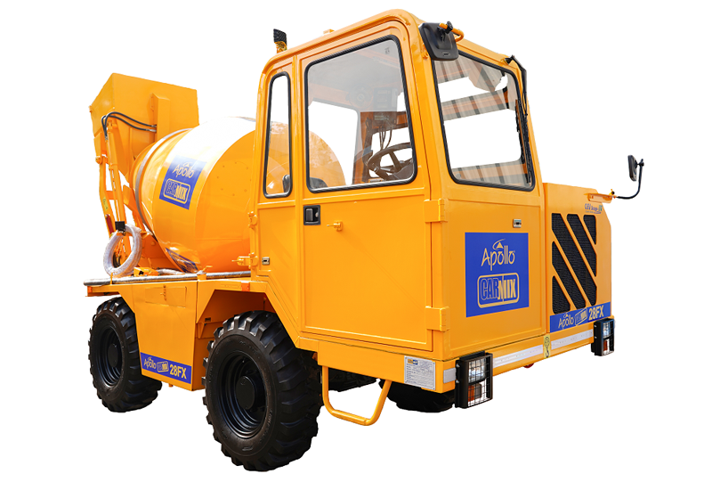 Self-Loading Concrete Mixers Machine India & Italy, Carmix Dumper D6