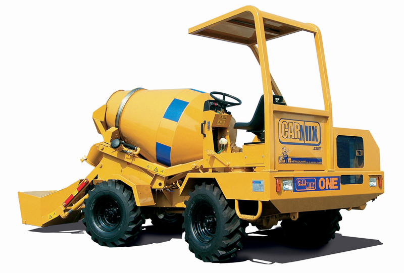 Self-Loading Concrete Mixers India & Italy, Carmix Dumper D6