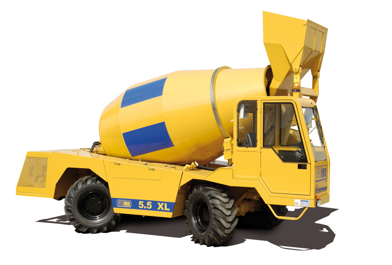 Self-Loading Concrete Mixers Machine India & Italy, Carmix Dumper D6