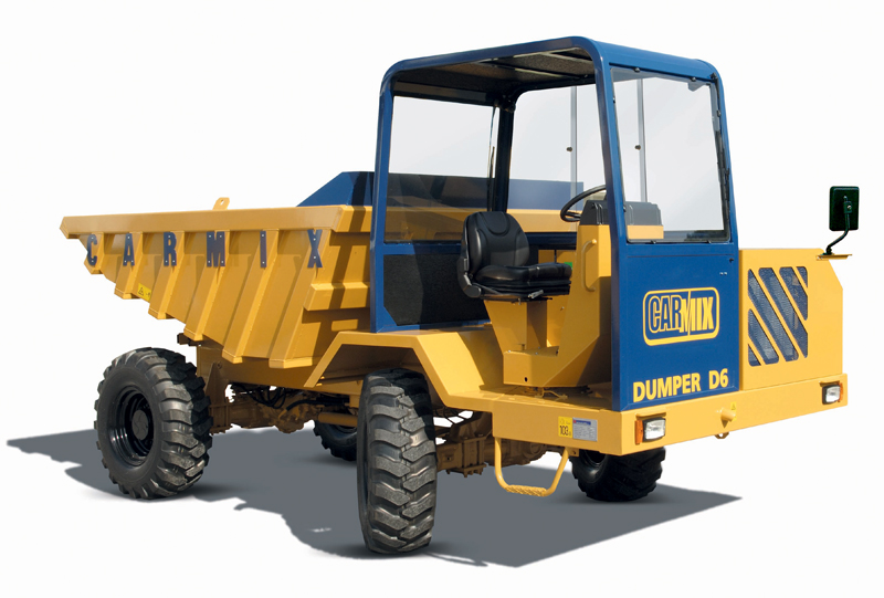 Self-Loading Concrete Mixers Machine India & Italy, Carmix Dumper D6