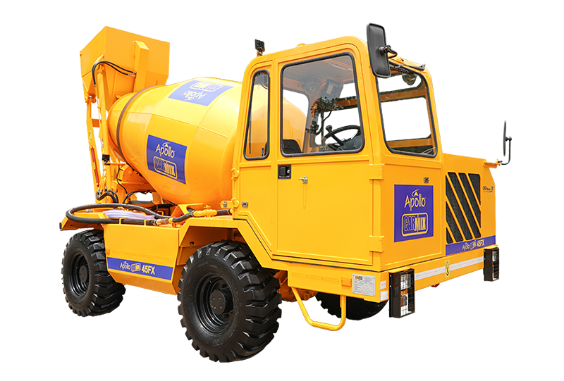 Self-Loading Concrete Mixers Machine India & Italy, Carmix Dumper D6