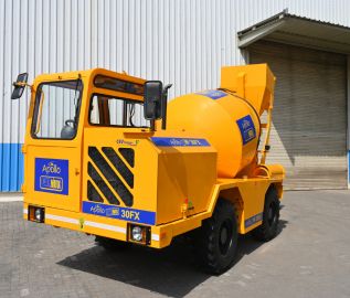 Self-Loading Concrete Mixer