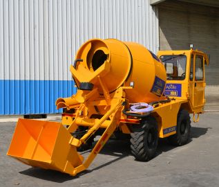 Self-Loading Concrete Mixer
