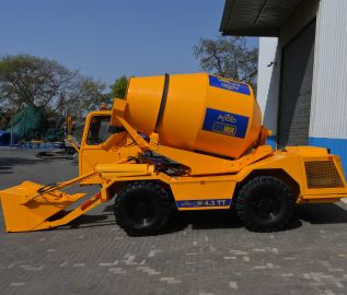 Self-Loading Concrete Mixer