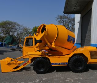 Self-Loading Concrete Mixer