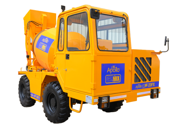 Self-Loading Mobile Concrete Mixer