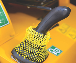 joystick operated concrete mixer